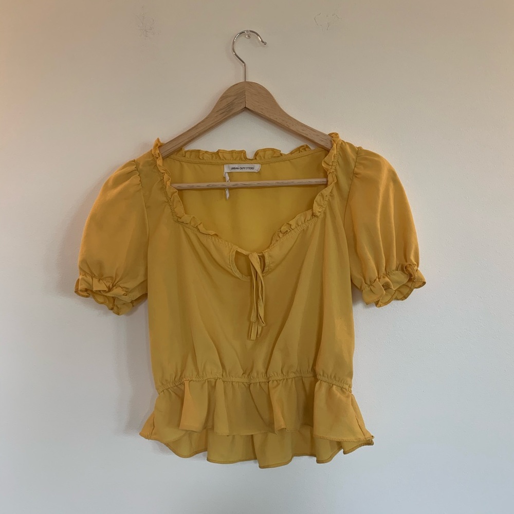 Yellow Blouse UO